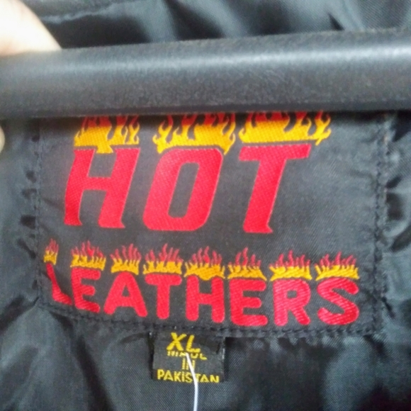 Hot Leathers Lamb Skin Laced Side Biker Vest - Picture 3 of 8